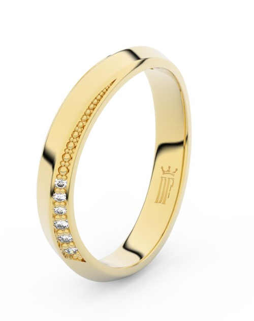 Snubní prsteny ze žlutého zlata