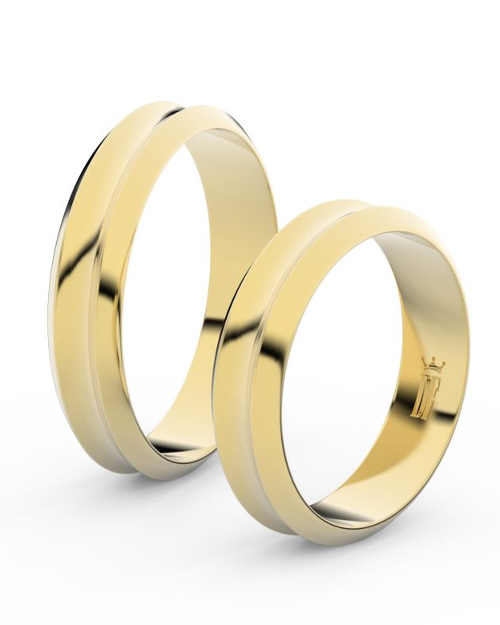 Snubní prsteny ze zlata v decentním provedení
