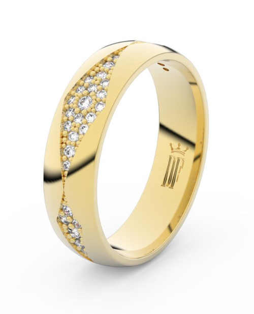 zlaté snubní prsteny v jedinečném designu