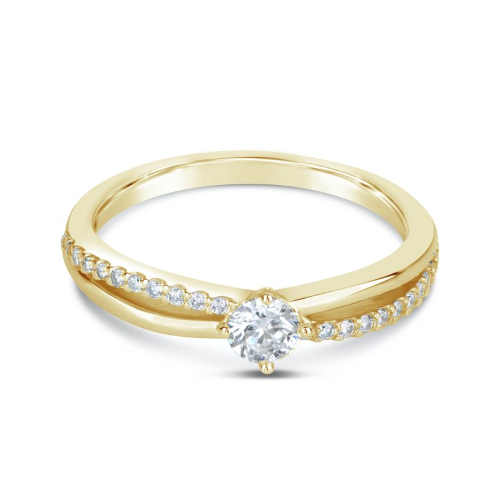 dámský zásnubní prsten ze zlata
