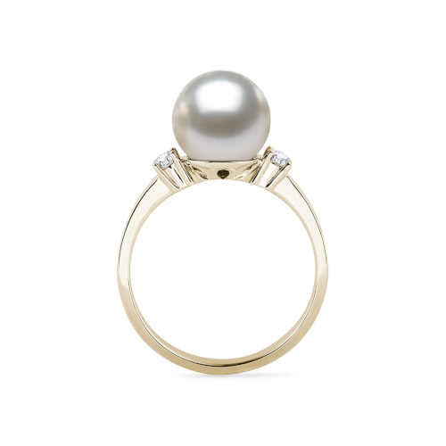 dámský prsten s akoya perlou