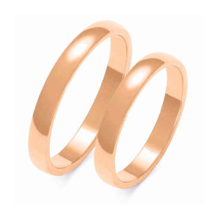 Pánský snubní prsten z růžového zlata