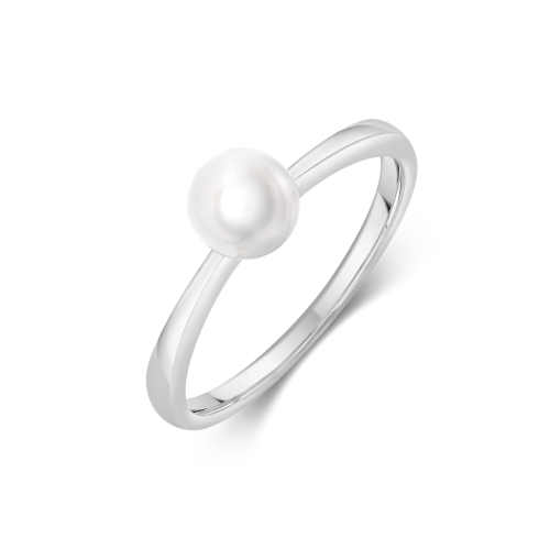 dámský prsten s říční perlou